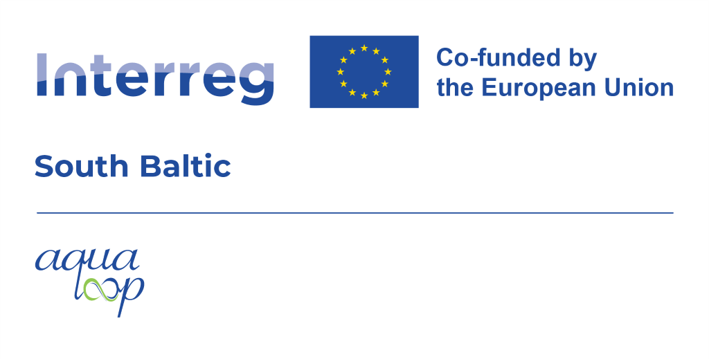 Logotyp projektu AquqLoop i programu Interreg