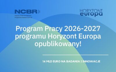 HE: Opublikowano Program Pracy Horyzontu Europa na lata 2026-2027
