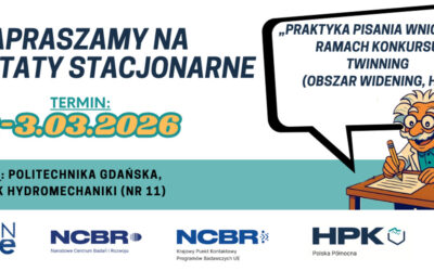 Warsztaty stacjonarne „Praktyka pisania wniosku w ramach konkursu Twinning (obszar Widening, HE)”