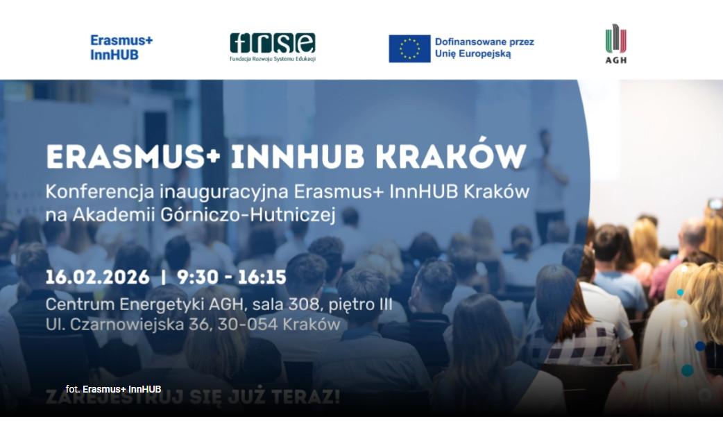 ERASMUS+: Konferencja inauguracyjna InnHUB Kraków na AGH
