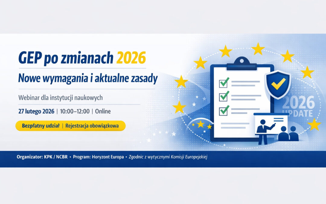 HE: Webinar „GEP po zmianach. Nowe wymagania, aktualne zasady i praktyczne wskazówki” – 27 lutego 2026 r.