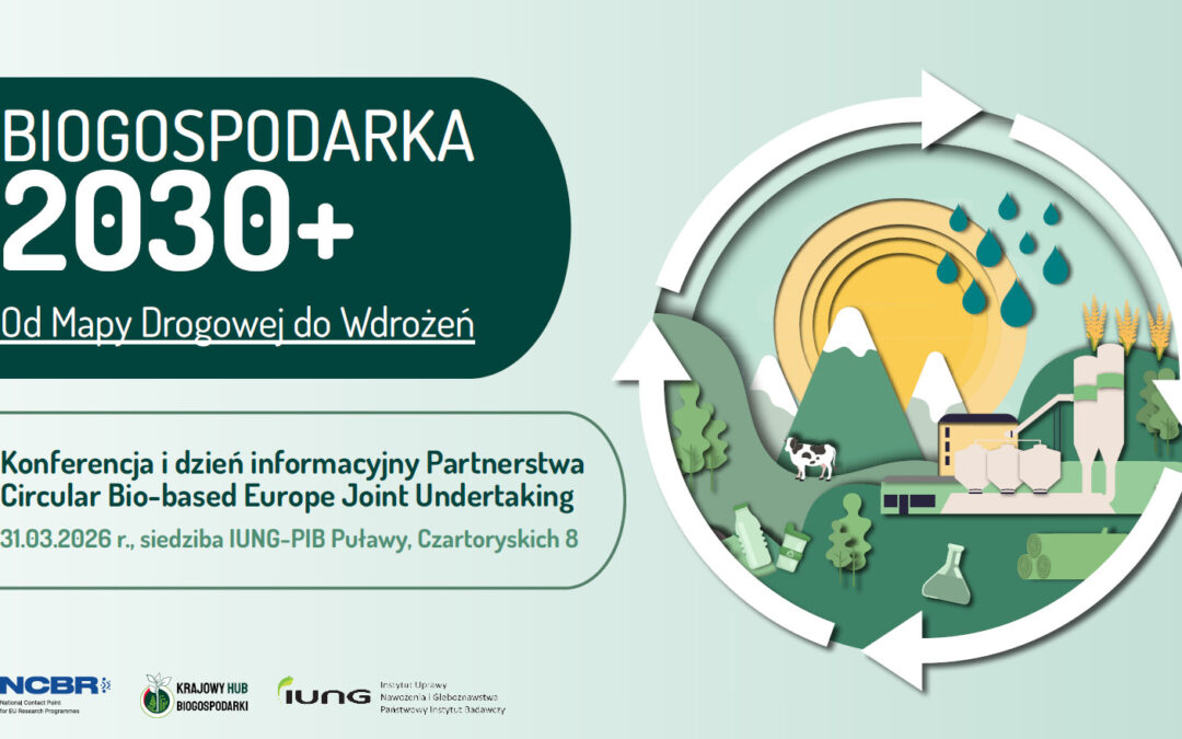 HE: Biogospodarka 2030+ — konferencja i dzień informacyjny CBE JU
