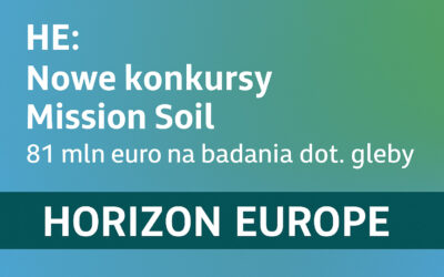 HE: Nowe konkursy Mission Soil – 81 mln euro na badania dot. gleby