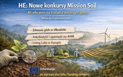 HE: Nowe konkursy Mission Soil – 81 mln euro na badania dotyczące gleby (nabór do 23 września 2026 r.)