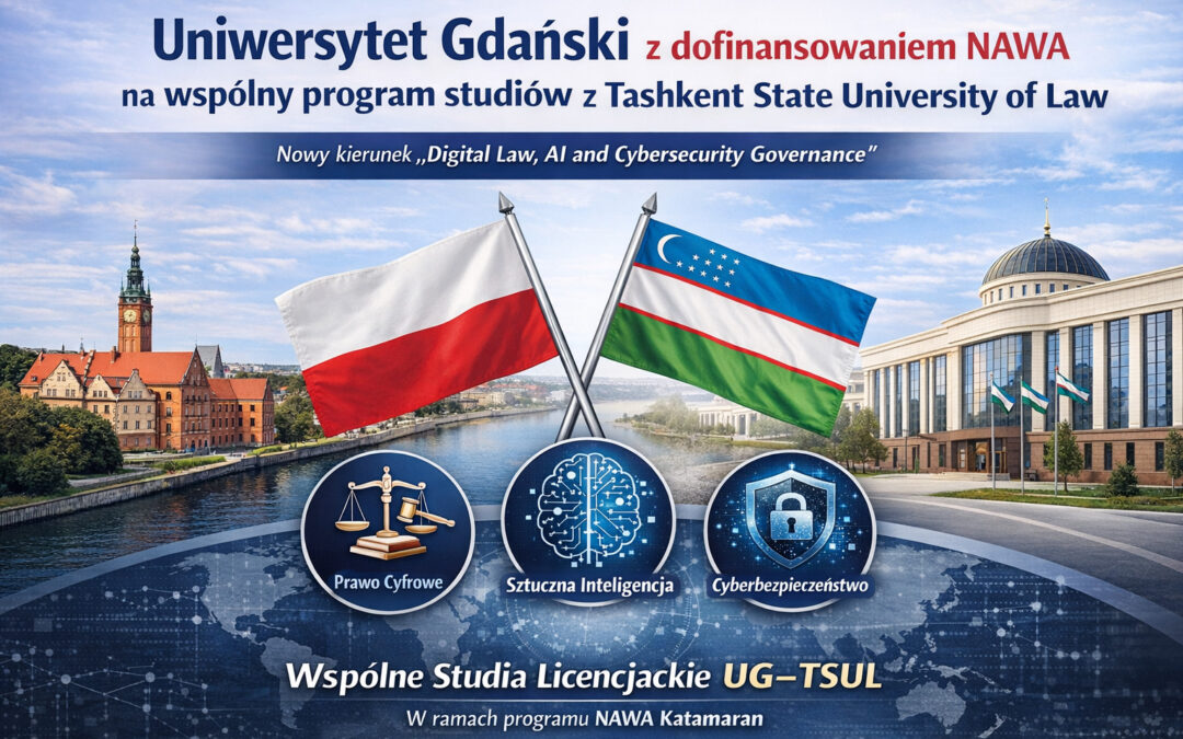 Uniwersytet Gdański z dofinansowaniem NAWA na utworzenie wspólnego programu studiów z Tashkent State University of Law