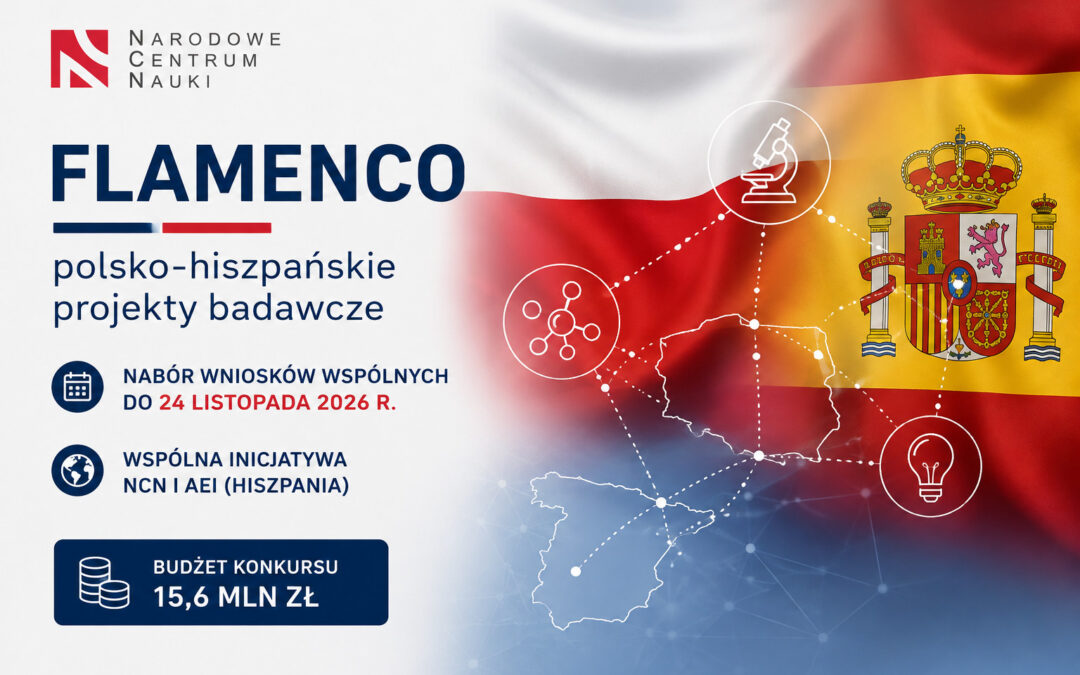 NCN: FLAMENCO – polsko-hiszpańskie projekty badawcze. Nabór do 24 listopada 2026 r.